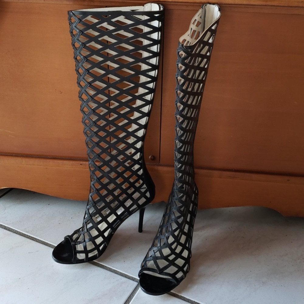 Michael Kors st13j Lattice Weave Boots